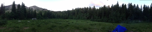 Panorama of our camping area, Second Hamangog.